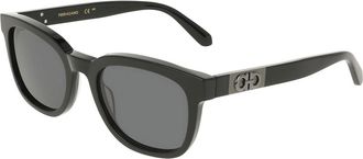 Ferragamo SF2107S 001 Mens Sunglasses Black Size 54