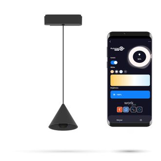 OEM L&aacute;mpara C&oacute;nica Zigbee De 6 W Md90 Para Rieles Slim Track, 48 V Cc, Regulable De 3000 K A 6000 K