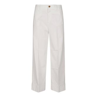 Mason's Wide Trousers, female, White, Size: XS New York Studio Crop