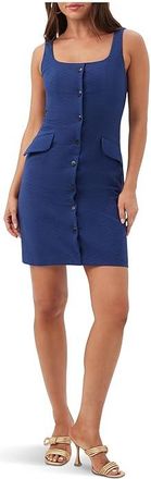 Trina Turk Shinra Dress Womens Dress Noh Nightfall : 10, Cotton/Spandex