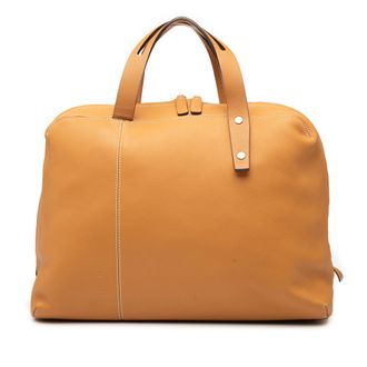 Loewe Pre-owned Womens Leather Handbag - Beige - One Size