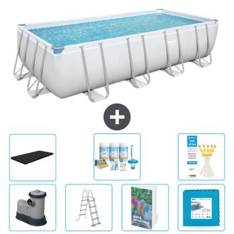 Bestway Piscina Bestway Power Steel Rectangular - 549x274x122 Cm - 8-piezas S536