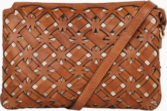 Gianni Conti Womens Foria Woven Womens Messenger Bag - Brown - Size: ONE size