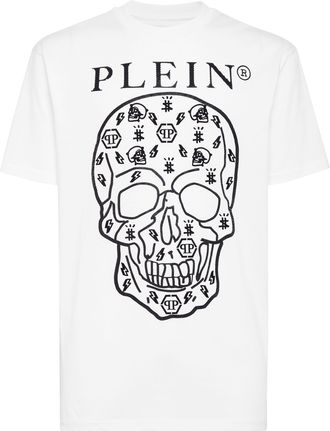 Philipp Plein T-shirt Round Neck SS with Crystals