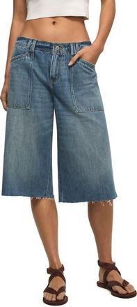 Lucky Brand Low Rise Culotte Denim Shorts in Wild Child Wash at Nordstrom, Size 26
