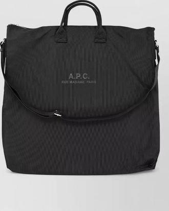 A.P.C. nylon crossbody tote bag