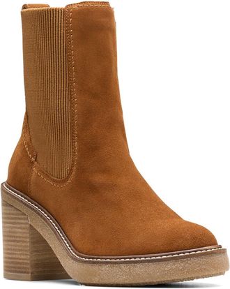 Clarks Cassiano Top Suede Chelsea Boot