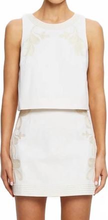 Kivari Moni Mini Skirt In Cream