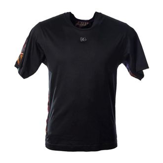 Dolce & Gabbana T-Shirts, male, Black, S, Tigers Short Sleeve T-shirt
