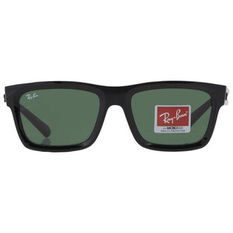 Ray-Ban Warren Bio Based Dark Green Rectangular Unisex Sunglasses RB4396 667771 57