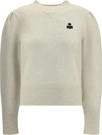 Isabel Marant Dames, Truien, Beige, Maat: XS Katoen