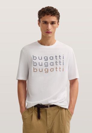 Bugatti Herren T-shirt met bugatti-print