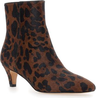 Twinset Womens Ankle Boots Brown Polyurethane