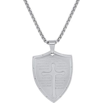 HMY Jewelry The Shield of Faith Pendant Necklace in Metallic at Nordstrom Rack