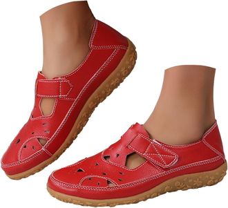 Generic Wedge Sandals for Women Closed Toe Slingback Shoes Wide Fit Sandals Breathable Hollow Out Athletic Shoes Soft Sole Gladiator Slip on Flat Beach Walkin