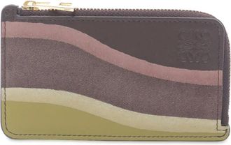 Loewe 2010-2025 Leather Landscape card holder - Brown