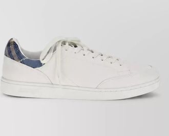 Burberry calf leather low-top sneakers