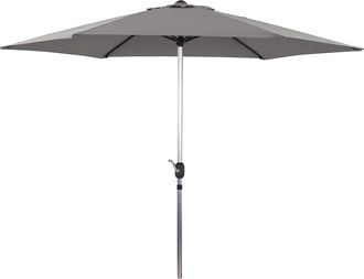 Habitat et Jardin Parasol De Jard&iacute;n De Aluminio - Sol - Circular - &Oslash; 3m - Gris