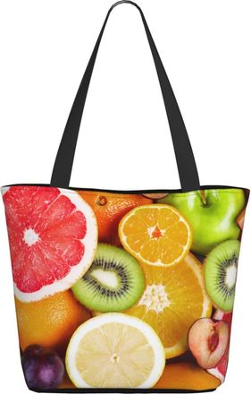 AOOEDM Colorful Fruits Ladies Shopping Bag 13x11x7in.The Perfect ValentineS Day Gift.It Is The Best ValentineS Day Gift For Mom, Daughter, Wife,Etc