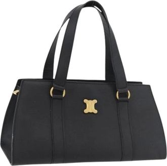 Celine Pre-owned Handbags, female, Black, Size: ONE SIZE Pre-owned Vintage Hand Bag