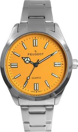 Peugeot Sport Stainless Steel Bracelet Watch- 36MM in Yellow at Nordstrom