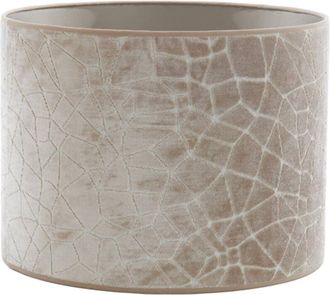 Light & Living Pantalla de lámpara - Kassei - marrón - textil - - Light&living