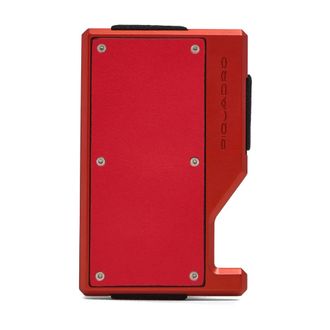 Piquadro Pp7203S145Rar Aluminium Kaarthouder met MagSafe en Elastische Band - Heren - Accessoires - Oranje - Maat: ONE Size Leer