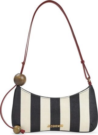 Jacquemus Ivory/Black Bisou Perle Shoulder Bag