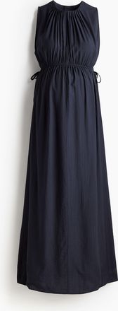 H&M MAMA Kleid mit Plisseedetails - Blue