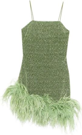 Os&eacute;ree Lumiere Shade Plumage Mini Dress