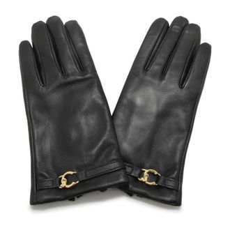 Coccinelle Gloves, female, Black, Size: L C-Me Touch Leather Gloves