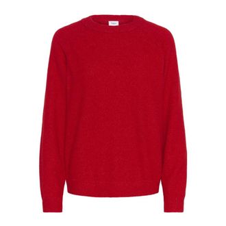 Saint Tropez Garbie SZ Pullover - Dames - Ronde hals truien - Rood - S - Truien & Vesten