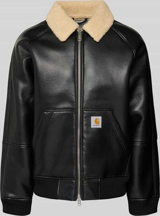 Carhartt Work in Progress Bomberjacke mit Zweiwege-Reißverschluss Modell SHEPTON in Black, Größe L