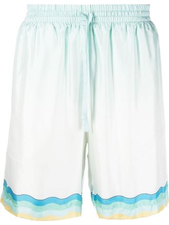 Casablanca Shorts met trekkoord - Blauw