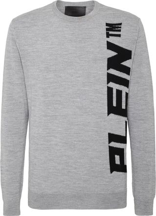 Philipp Plein Wool Pullover Round Neck LS