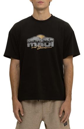 Maui and Sons Horizon Graphic T-Shirt in Black at Nordstrom, Size X-Large