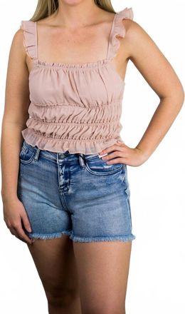 BB Dakota Sweet And Go Top In Pale Pink