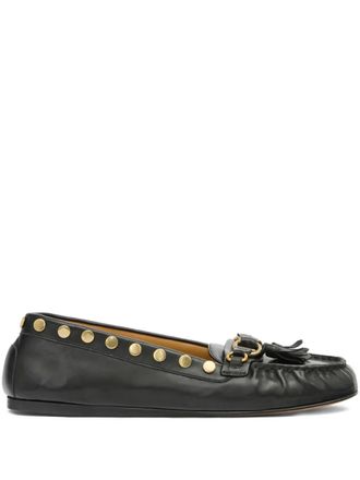 Isabel Marant x faxel studded tassel loafers - Black