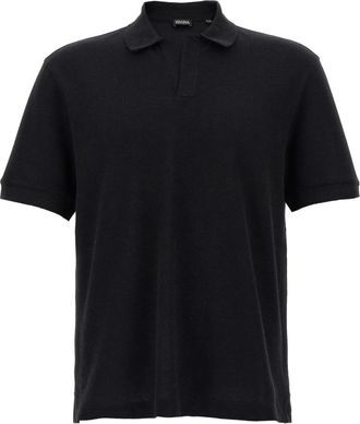 Ermenegildo Zegna Heren, Tops, Zwart, Maat: 2XL Katoen