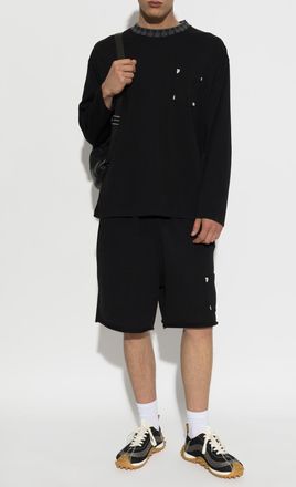 Palm Angels Cotton Long-sleeve T-shirt, Mens, Black