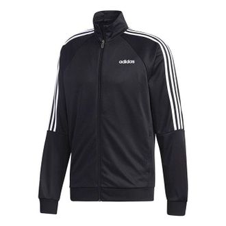 adidas Soccer/Football Training Sports Windproof Stand Collar Jacket Black GD2763