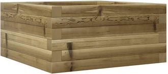 vidaXL Vidaxl - Jardinera De Madera De Pino Impregnada 50x50x23 Cm
