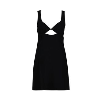 Ami Short Dresses, female, Black, Size: L Robe &agrave; d&eacute;coupe