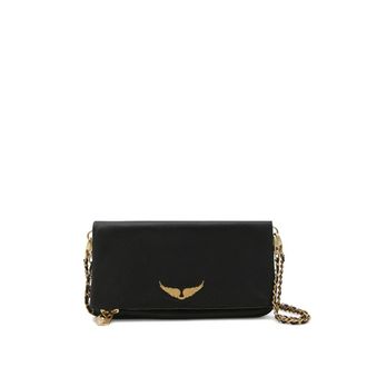 Zadig&Voltaire Rock Logo-plaque Clutch Bag