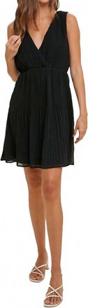 Wishlist Pleated Dress In Black