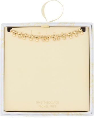 Leith Droplet Collar Necklace in Gold at Nordstrom Rack