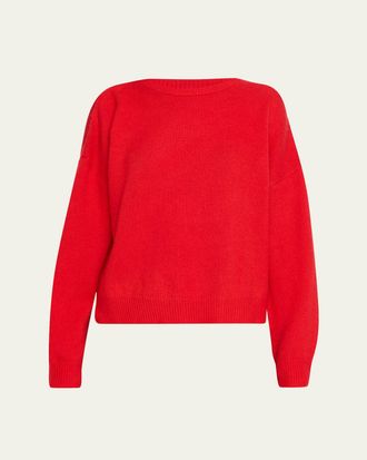 Majestic Filatures Crewneck Wool-Cashmere Sweater