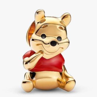 Pandora X Disney 14k Gold-plated Winnie the Pooh Bear Charm