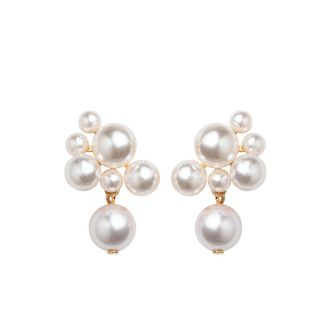 Jennifer Behr Perlita Pearl-detailing Earrings