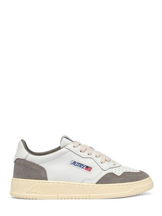 Autry Low-Top Sneakers with Soft Leather and Suede Accents